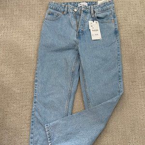 Zara Size 4 Mom Jeans -Never worn with tags